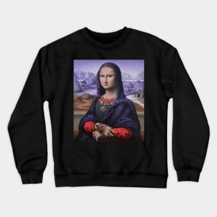 Mona Lisa Anarchy Crewneck Sweatshirt